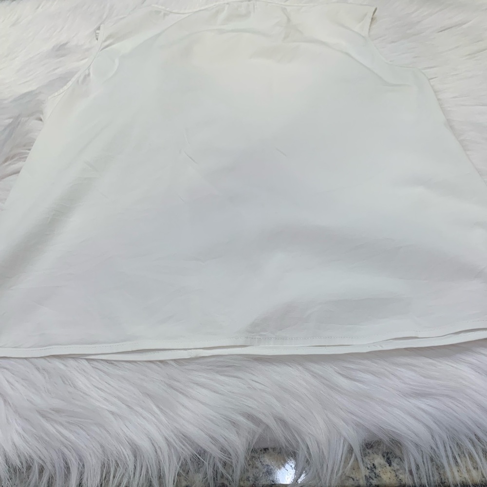 Michael Kors White Ruffle Blouse - Picture 3 of 5